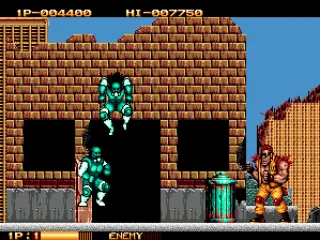 Green enemies jump on me