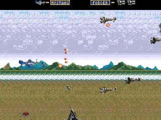 Attacked from the air and the ground.