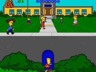 Tossing tomatoes in the Tomato and Egg Toss stage.