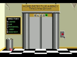 In the office building