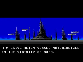 And I bet it's not a friendly alien vessel.