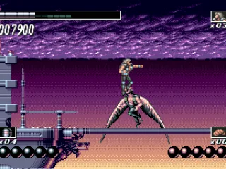 Boss battle: bird-man