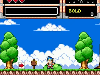 Blue sky and green trees