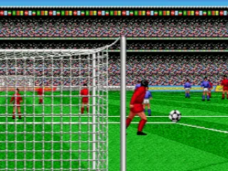 The view is not top-down only by goal kick