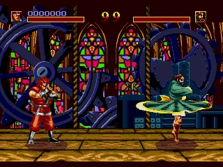 Fuuma vs. Rasputin (who seems to prefer presenting his underwear)