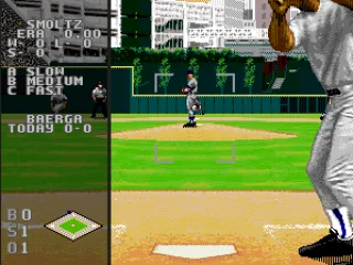 Selecting the speed of the pitch.