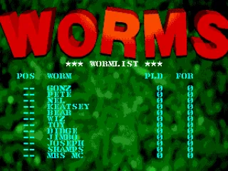 Worms List