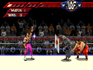 Mr. Fuji won't fight, but Yokozuna still has a salt-throwing move