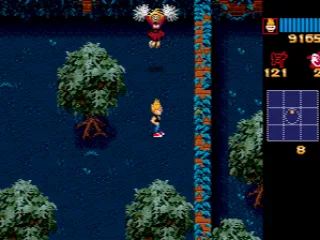 Dark level. You can eat those winged girls to receive points