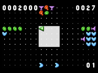 You can take out a whole row if they are all the same color as you