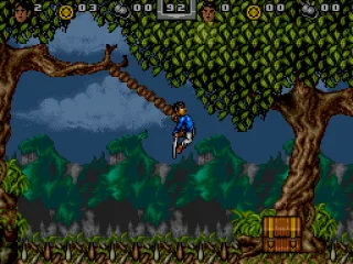 Swinging From a Rope