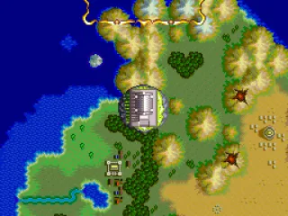 Moving around the world map