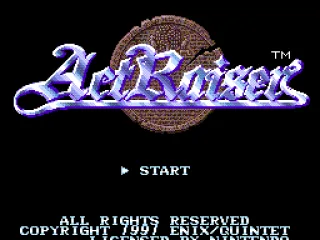 Title screen
