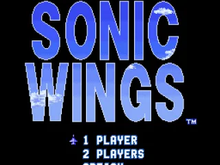 Sonic Wings title screen