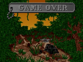 One of the Game over screens.