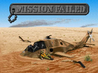 One of the Mission failed screens.