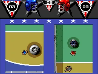 Split screen Powerball