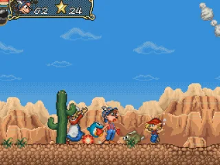 Mining town under attack