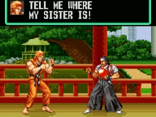 TELL HIM, TODOH! [Yes, he's in Capcom Vs. SNK 2!]