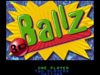 Title screen / Main menu.