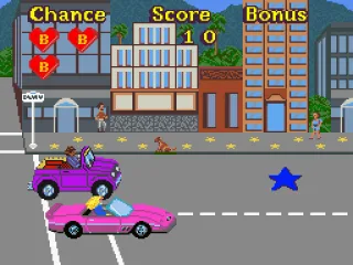 Level one, Barbie must pick up the icons that get her to photo shoots as well as various bonuses while avoiding other cars.