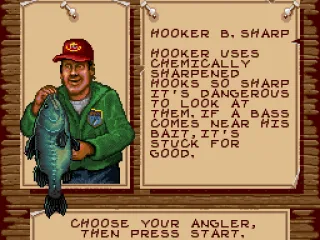 Choose an angler.