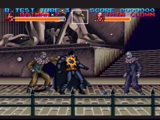 Fighting on the streets of Gotham