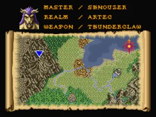 Selecting an opponent (in Hero-mode)