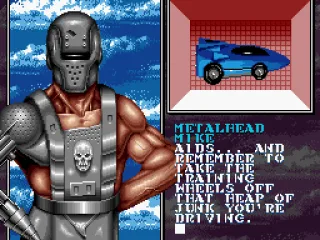 Taking some smack talk from one of your (unfortunately named) fellow competitors.