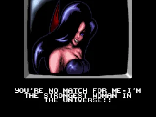 The proud Dark Queen.