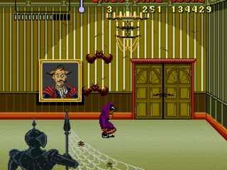 Inside the haunted house