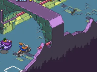 An underground track