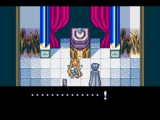 The queen consults the Silver Crystal