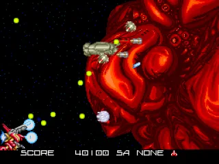 Tearing out this bio-ship's weapons one at a time.