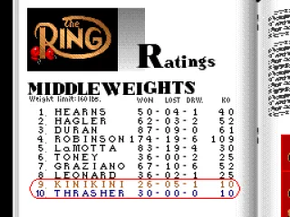 Rankings Career Mode