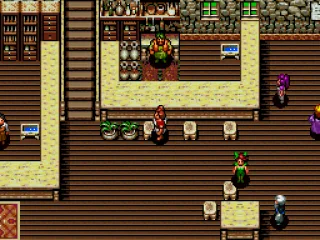 Starting the game in an inn