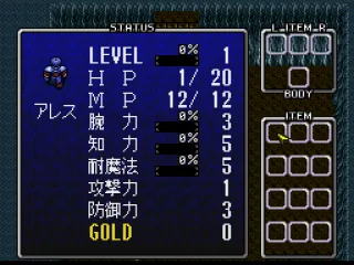 Character information