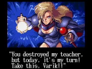 Close-up on your female foe