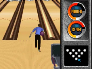 About to roll the ball.