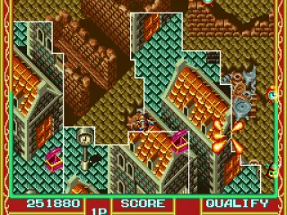 Different enemies patrol the boundary lines. Restrore their area to destroy them