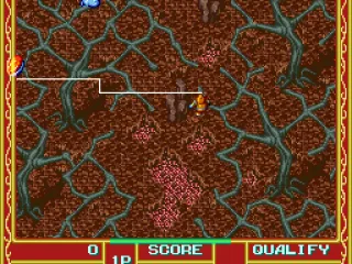 Each level consists of drawing lines over the scene that provide a boundary to the magic