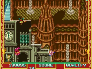 Restore an area containing a treasure chest in order to open it