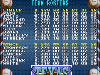 Team roster