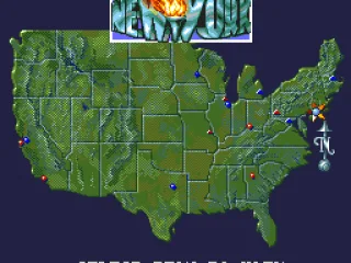 Team selection screen