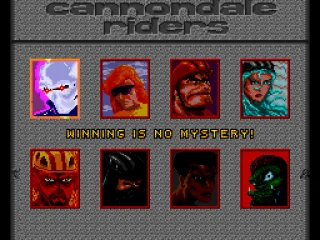 Each riders has his own catchphrase.