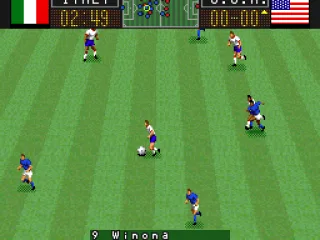 In possession of the ball