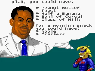 Pay attention! If you eat too much, you'll lose a life!