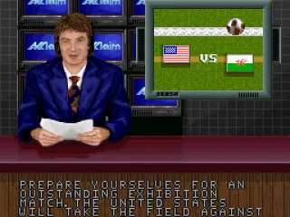 An announcer for the TV broadcast.