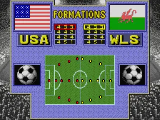 Select your field formation.