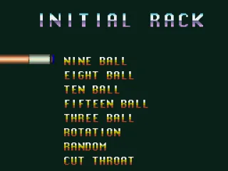 Selecting initial rack